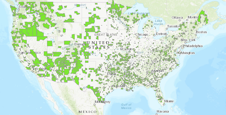 Food desert mappa